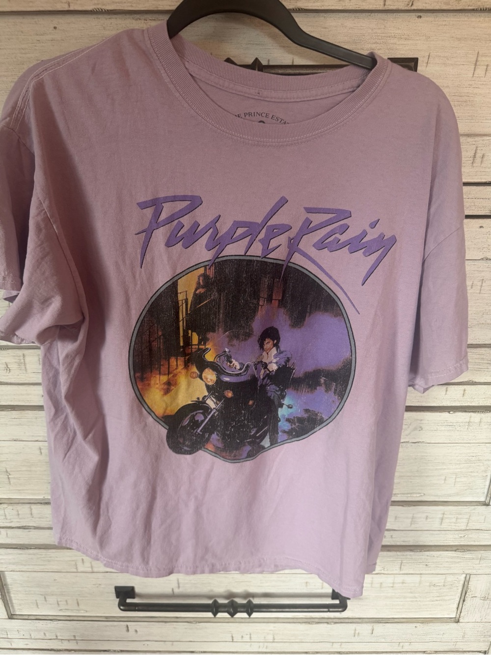Prince Estate Official Lavender Logo Tee - XL